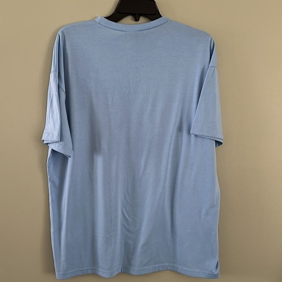 SHEIN  East Hampton Village New York Embroidered S/S T Shirt M  Oversized - Picture 3 of 8